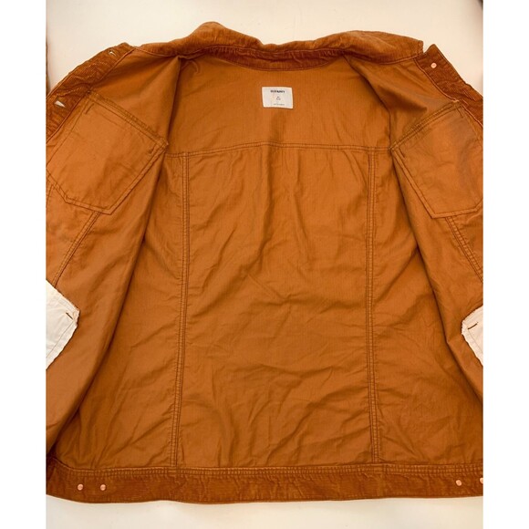 Old Navy Corduroy Jacket Womens 4X Plus Trucker Shacket Button Relaxed Cotton - Picture 2 of 9